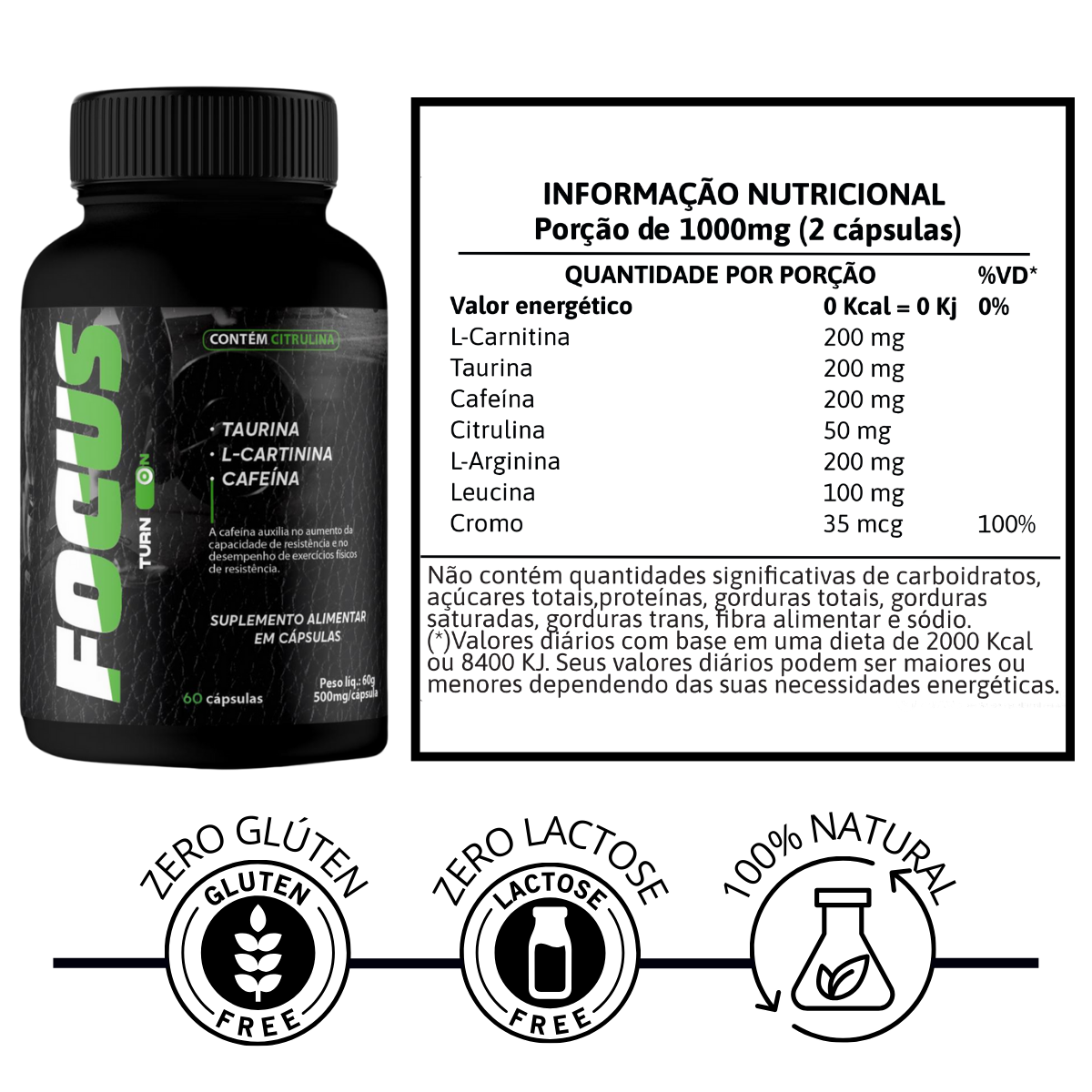 Focus Turn On - Pré Treino