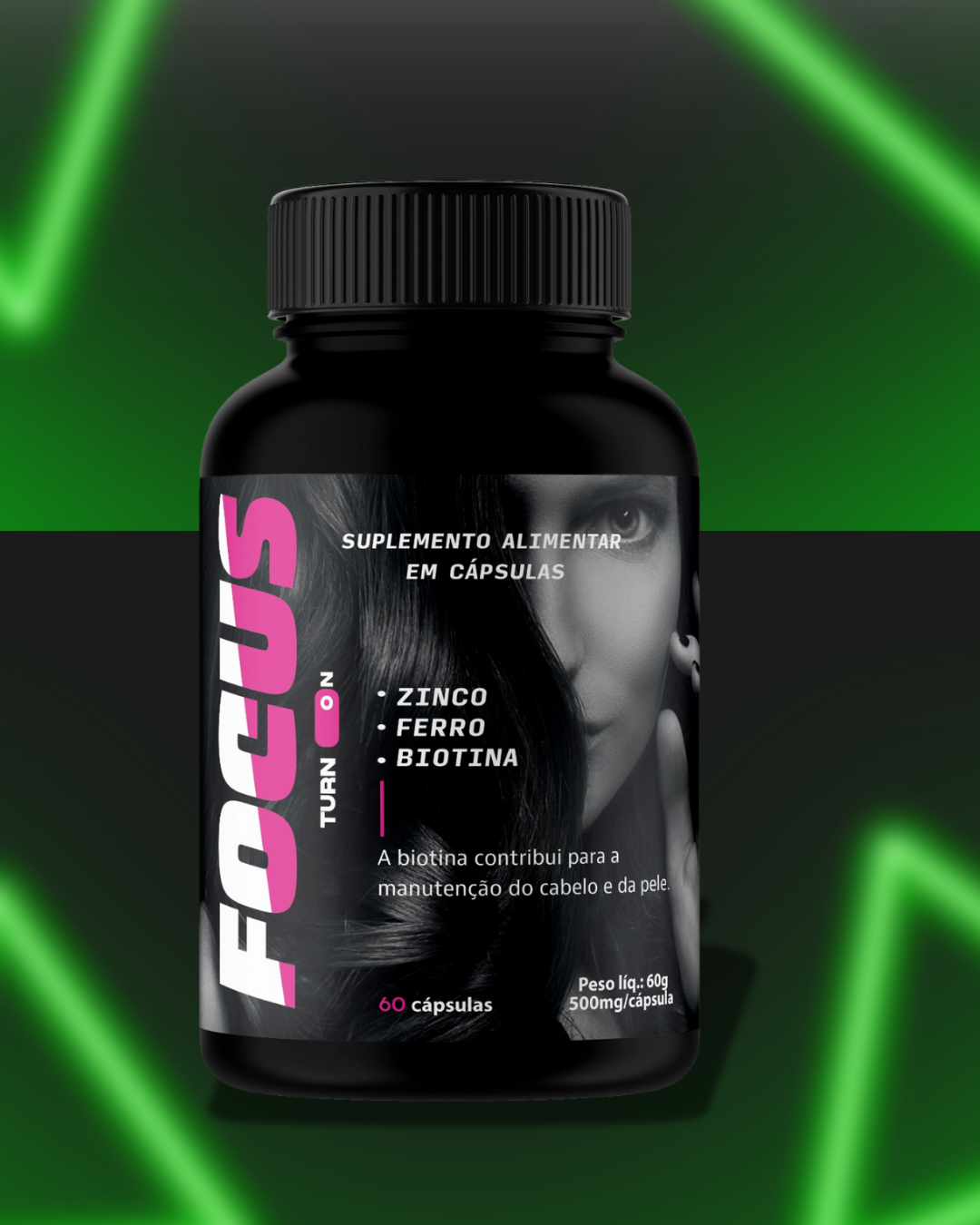 Focus Turn On - Cabelo, Pele e Unha